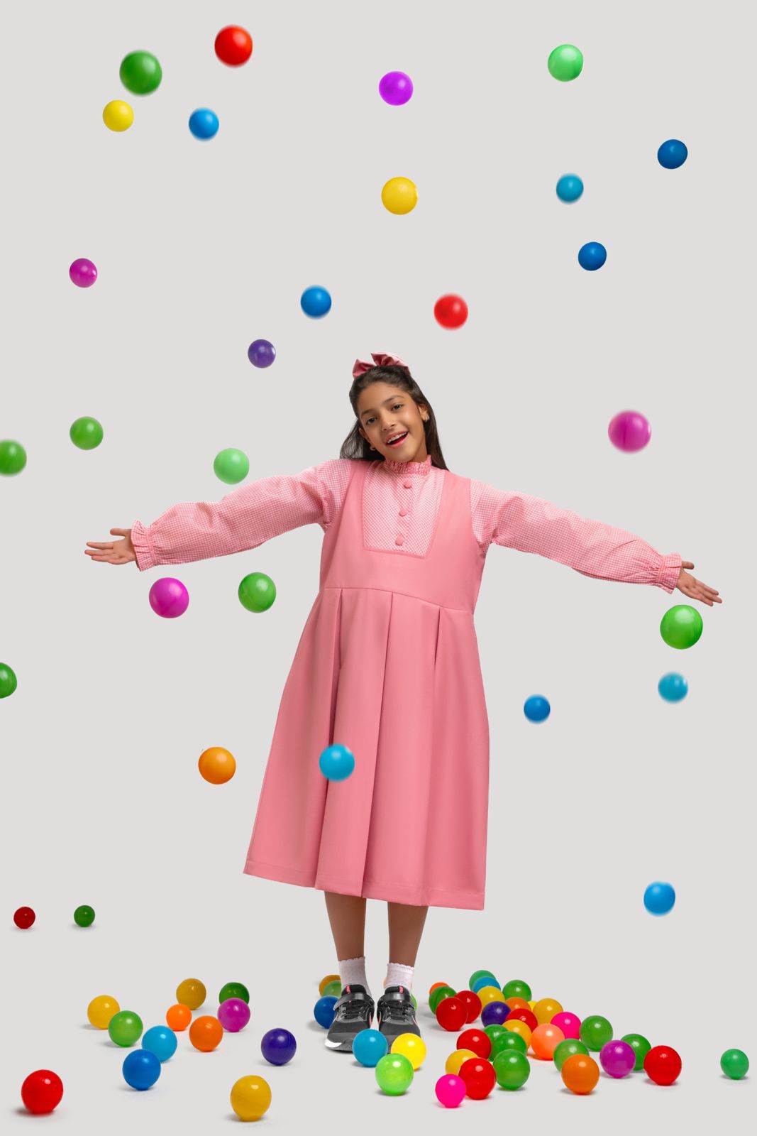 Chineese Neck Frill 3 Button Model
